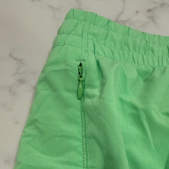 Athleta Girl size L (12) Mint Green and Sky Blue Athletic Shorts - Picture 4 of 9